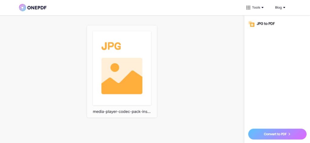 converting jpg to pdf