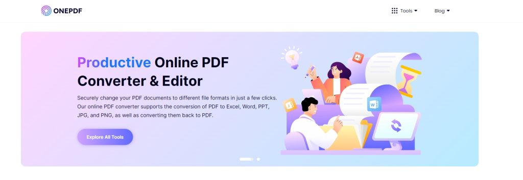 onepdf oneline pdf converter editor