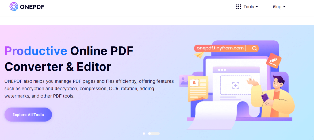 onepdf online pdf editor