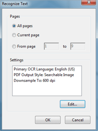 convert pdf to searchable with adobe