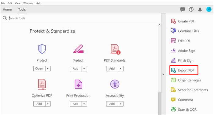 export pdf as text in adobe