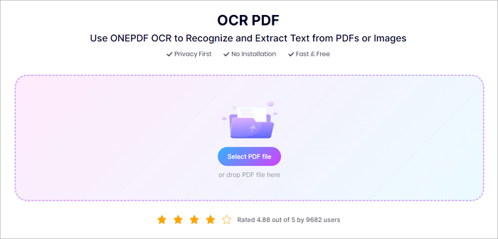 grab text from pdf onerecovery