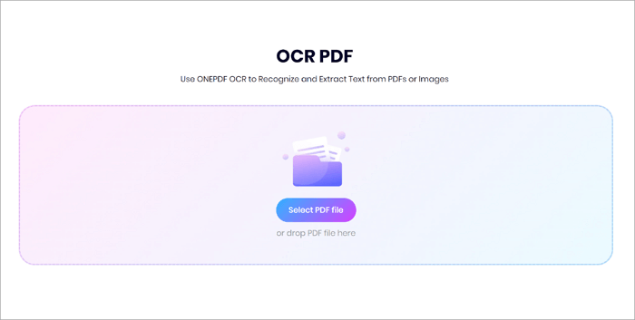 onepdf ocr tool