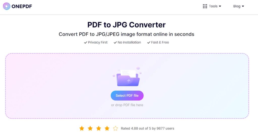 pdf to jpg converter onepdf